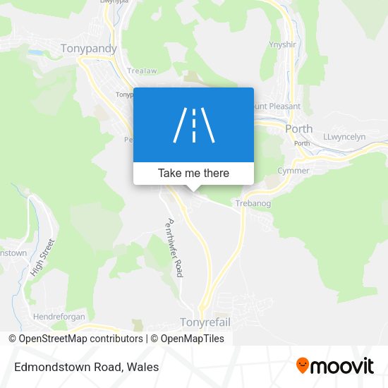 Edmondstown Road map