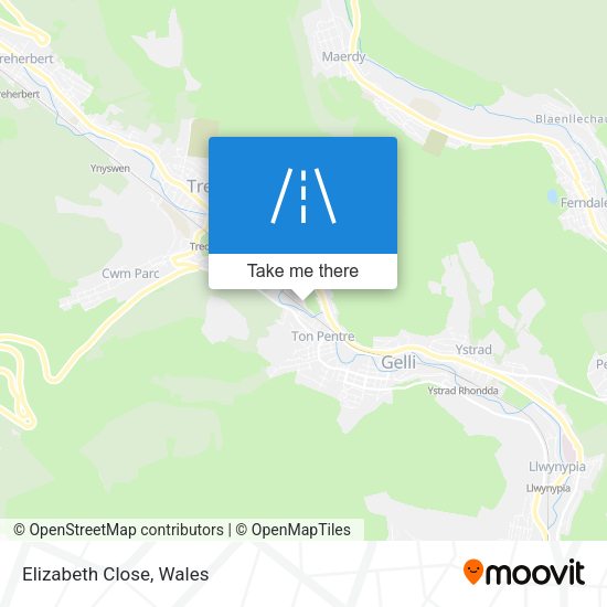Elizabeth Close map