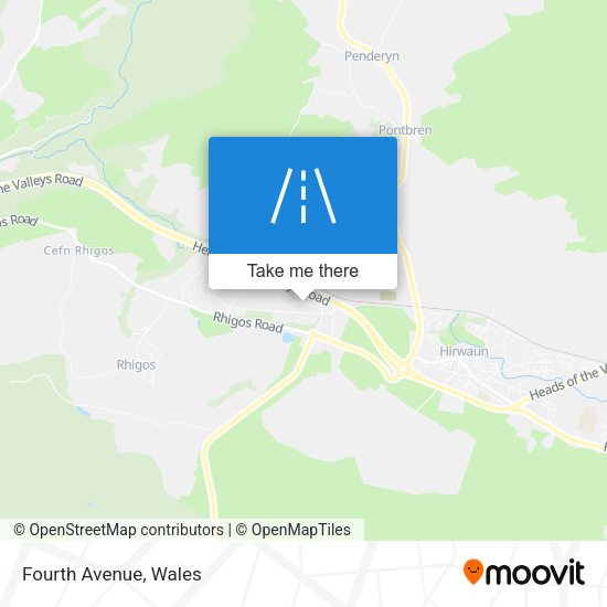 Fourth Avenue map