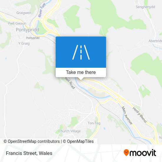 Francis Street map