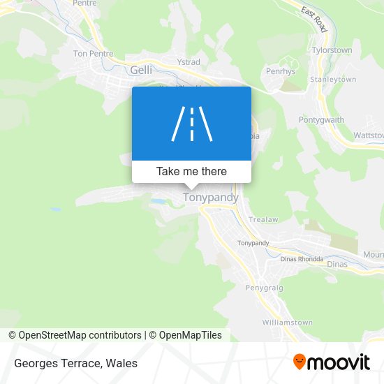 Georges Terrace map
