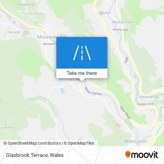 Glasbrook Terrace map