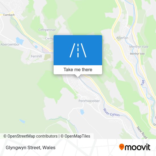 Glyngwyn Street map