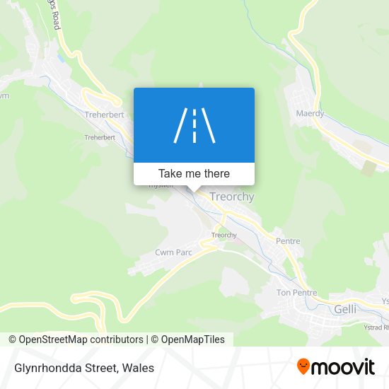 Glynrhondda Street map