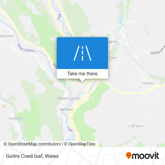 Goitre Coed Isaf map