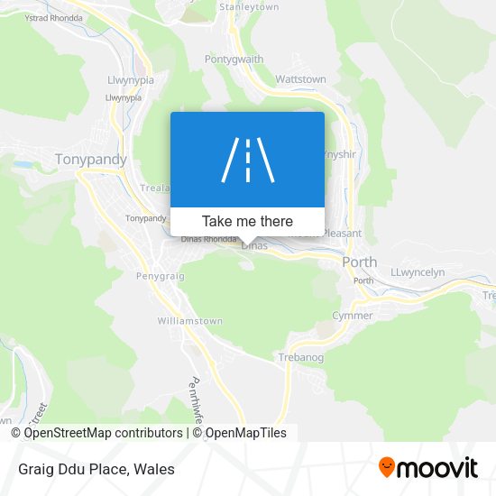 Graig Ddu Place map