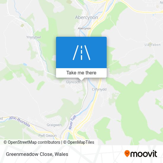 Greenmeadow Close map