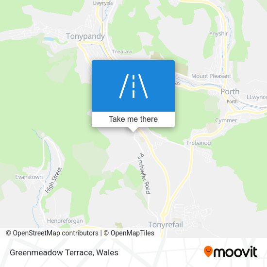 Greenmeadow Terrace map