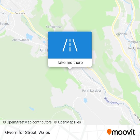 Gwernifor Street map