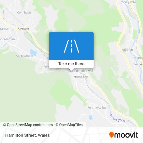 Hamilton Street map