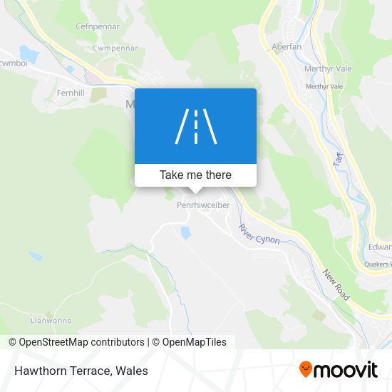 Hawthorn Terrace map
