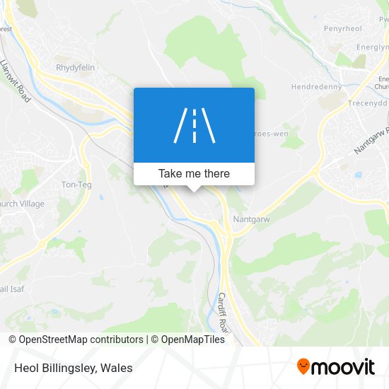 Heol Billingsley map