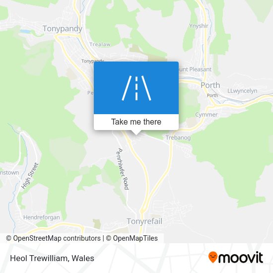 Heol Trewilliam map