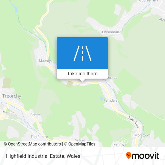 Highfield Industrial Estate map