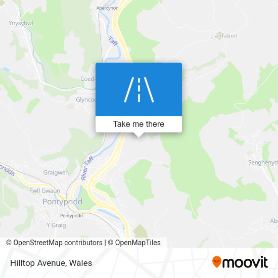Hilltop Avenue map