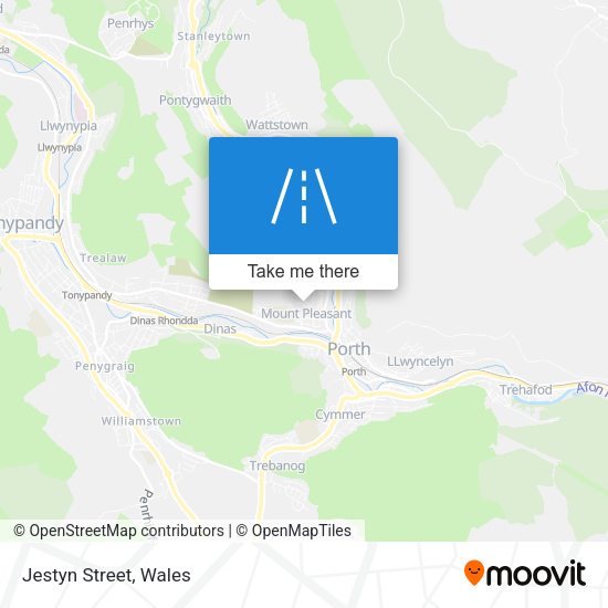 Jestyn Street map