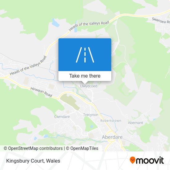Kingsbury Court map