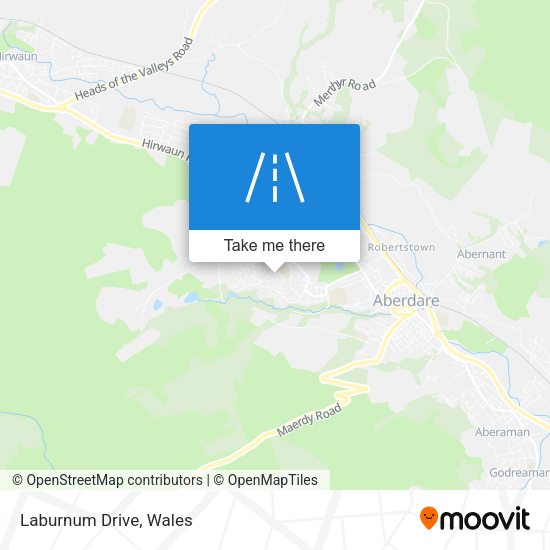 Laburnum Drive map