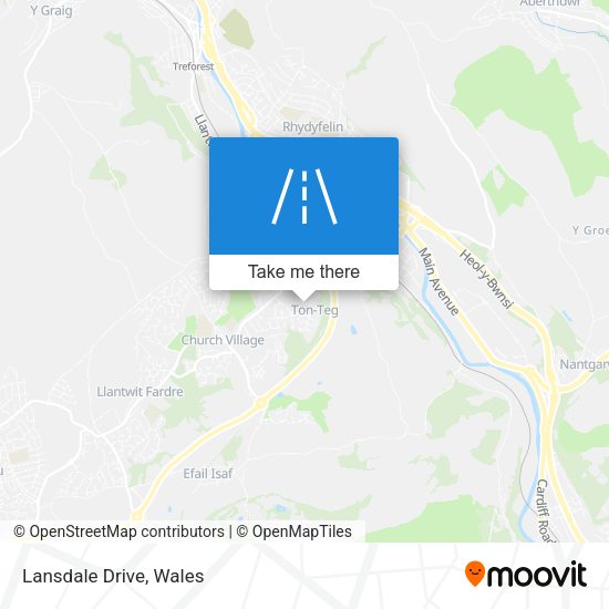Lansdale Drive map