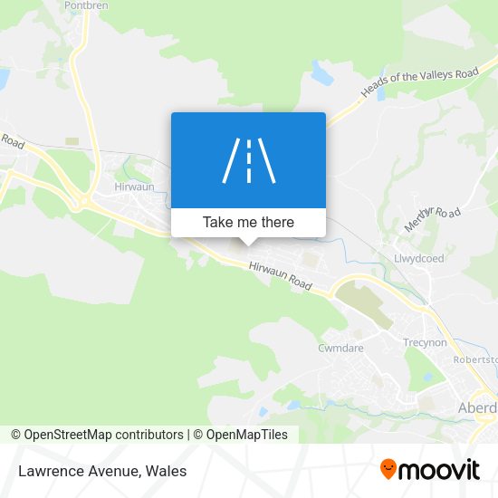 Lawrence Avenue map