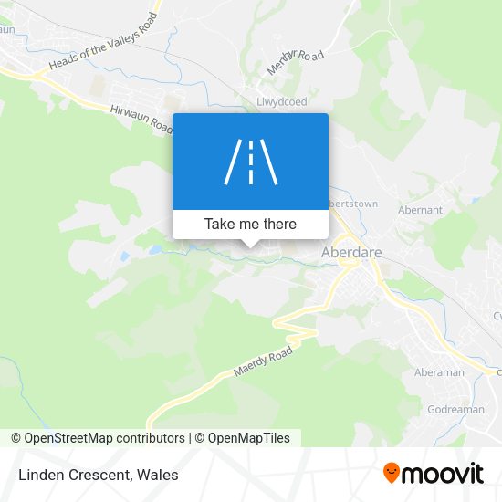 Linden Crescent map