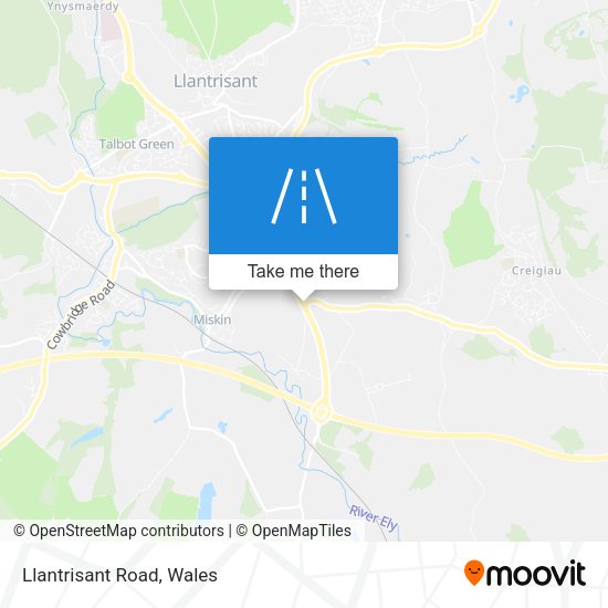 Llantrisant Road map