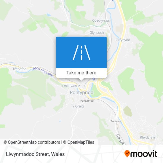 Llwynmadoc Street map