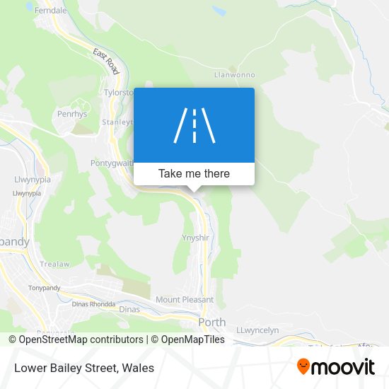 Lower Bailey Street map