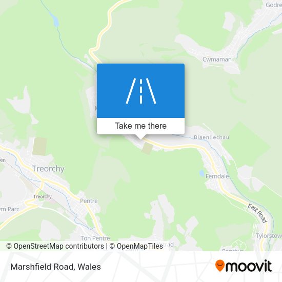 Marshfield Road map