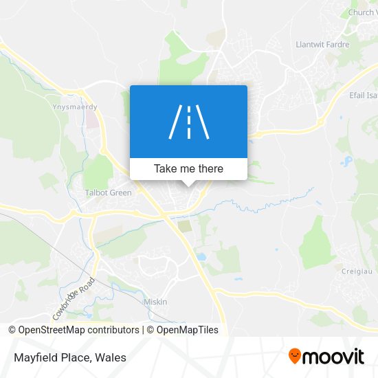 Mayfield Place map