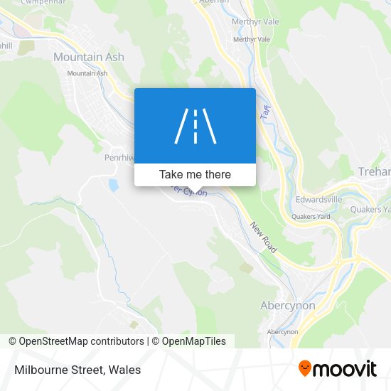 Milbourne Street map
