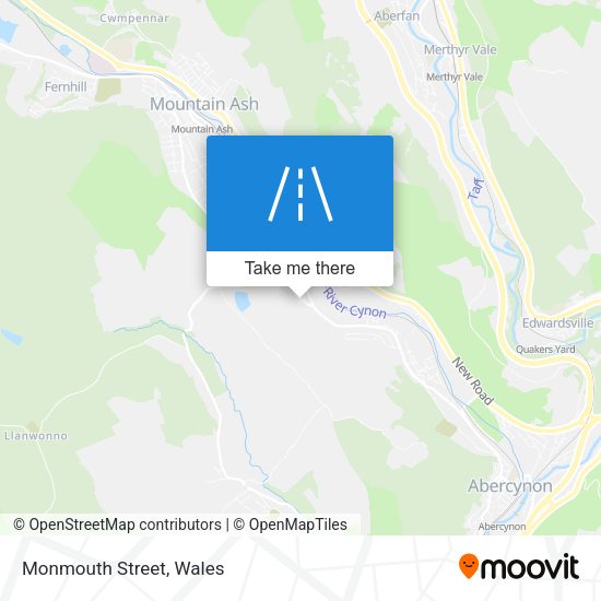 Monmouth Street map