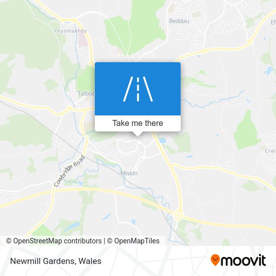 Newmill Gardens map