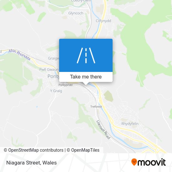 Niagara Street map