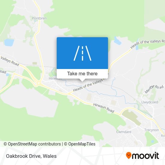 Oakbrook Drive map