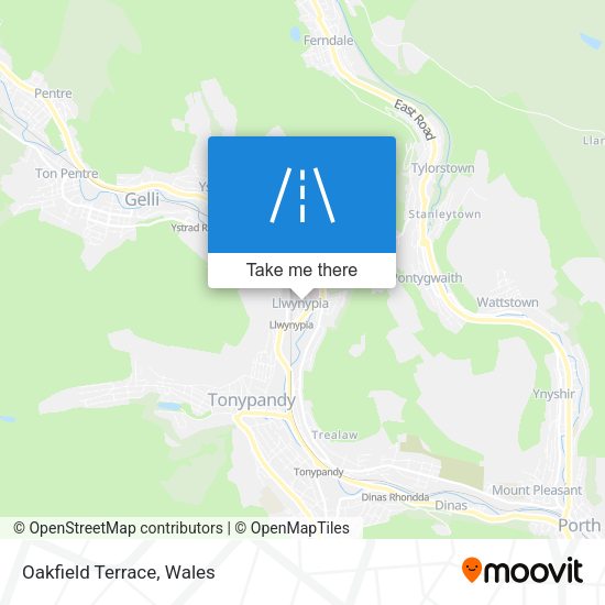 Oakfield Terrace map