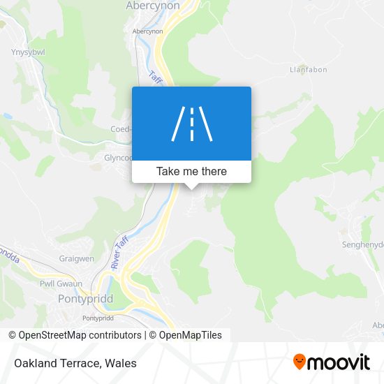 Oakland Terrace map