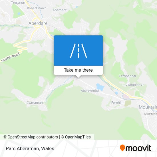 Parc Aberaman map