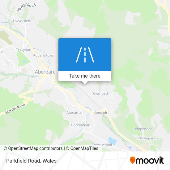 Parkfield Road map