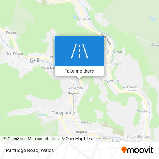 Partridge Road map