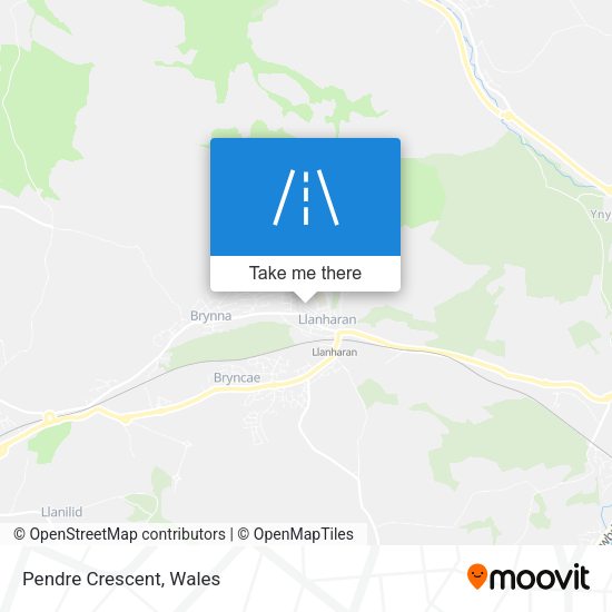 Pendre Crescent map