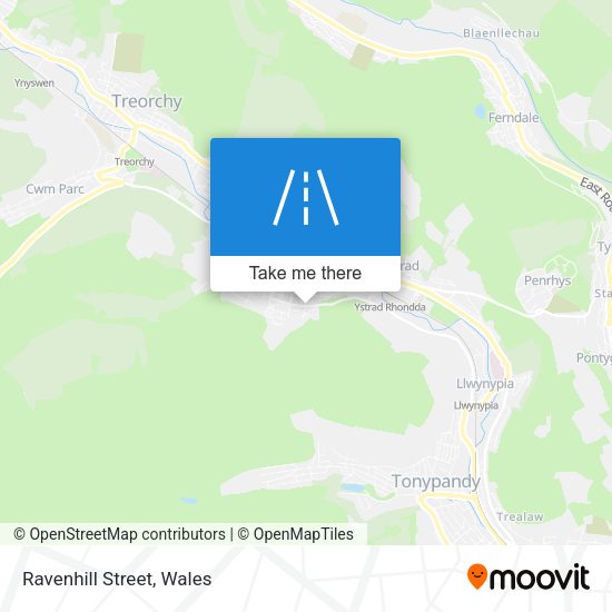 Ravenhill Street map