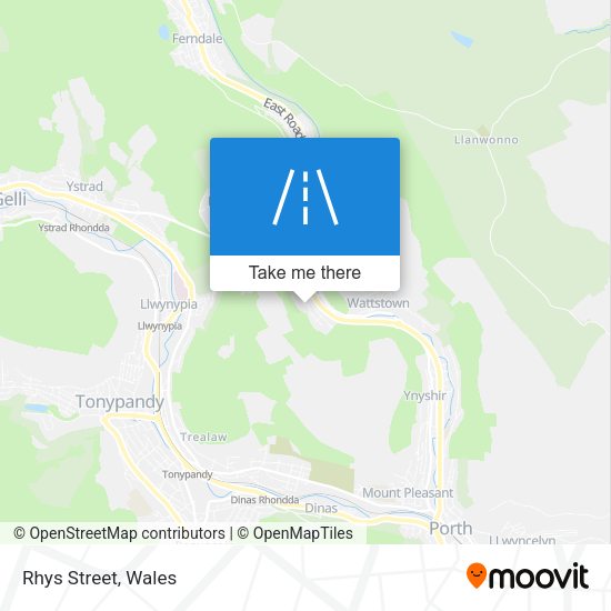 Rhys Street map
