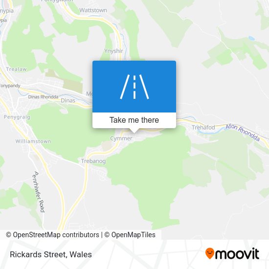 Rickards Street map