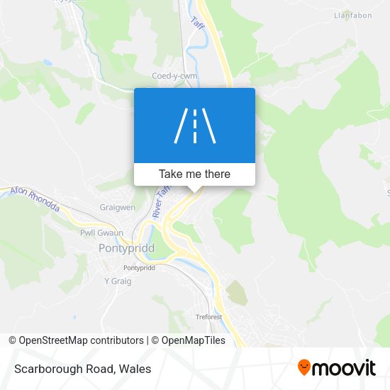 Scarborough Road map