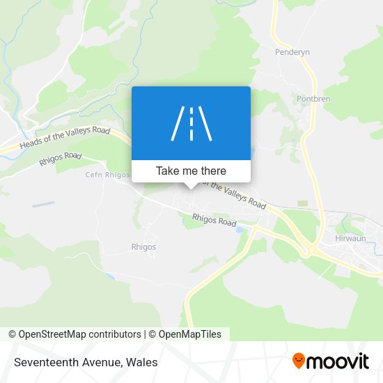 Seventeenth Avenue map