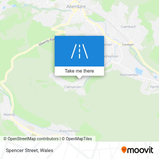 Spencer Street map