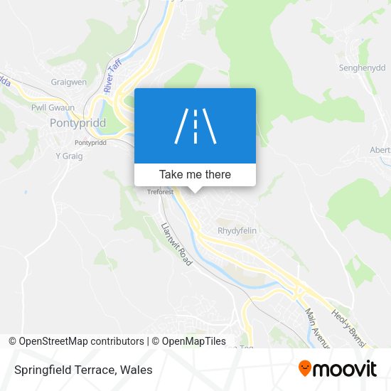 Springfield Terrace map
