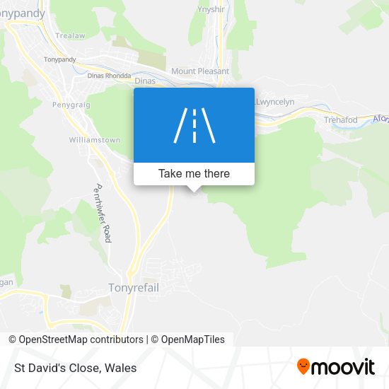 St David's Close map