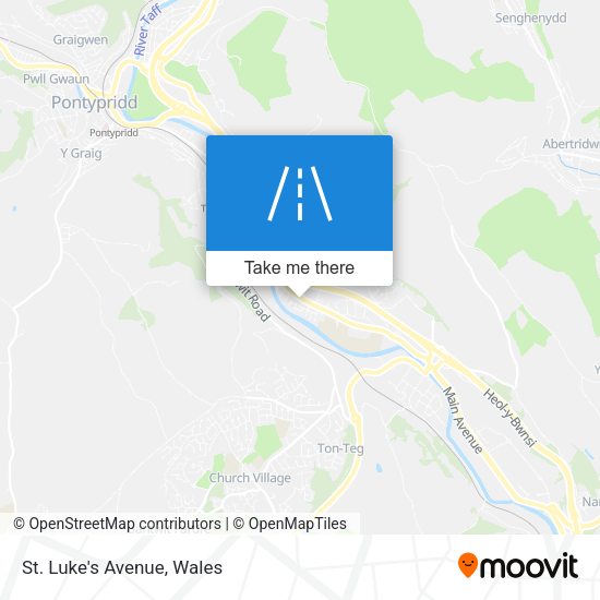 St. Luke's Avenue map
